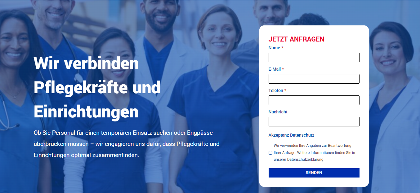 Webdesign für Personaldienstleister aus Hamburg
