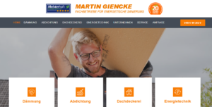 Website für Dachdeckerei in Stormarn