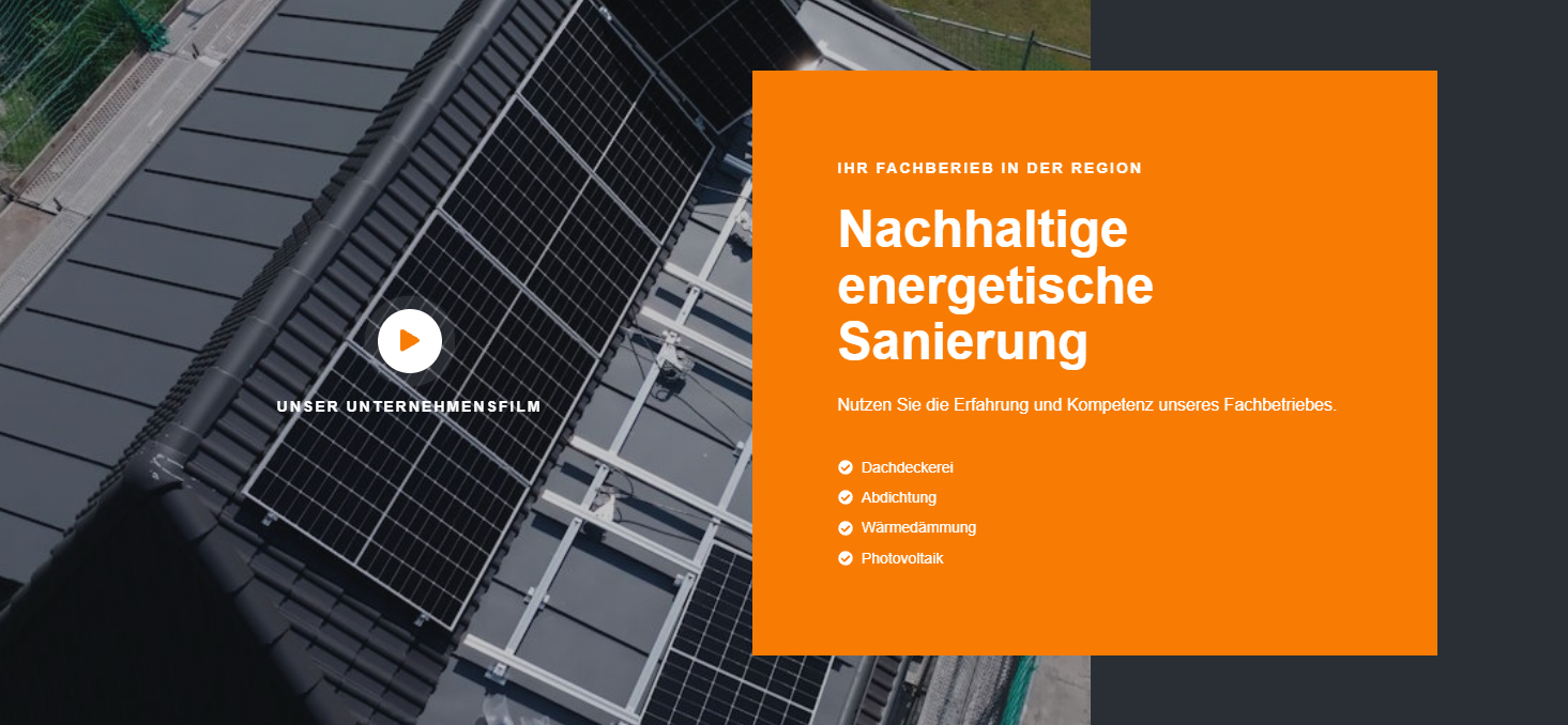 Website für einen Dammspezialisten