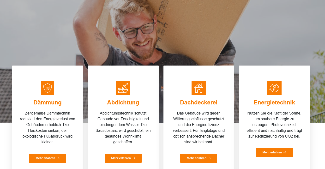Website für Sanierungsbetrieb aus Bad Oldesloe