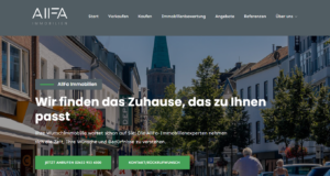 Website für Immobilienmakler